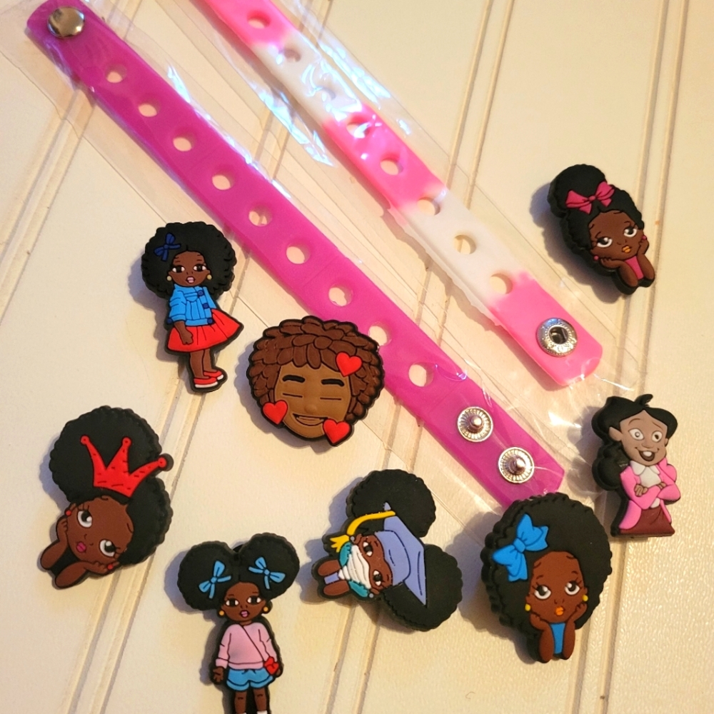 Shoe Charms - Black Girl Magic bundle